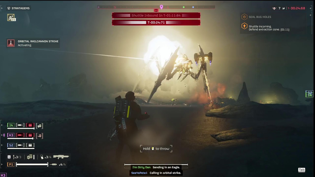 Helldivers 2: Taking care of business against the Bugs on Achird III!!