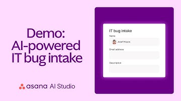 How to streamline IT bug intake with Asana AI Studio