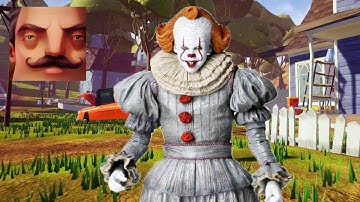 HELLO NEIGHBOR Pennywise (IT) - My New Neighbor Pennywise (IT) Act 2 Random Gameplay Walkthrough