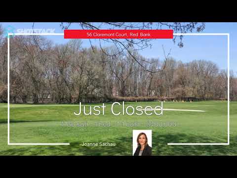 56 CLAREMONT COURT, Red Bank, NJ home video tour