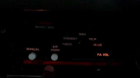 Code 3 V-Con Siren Demo