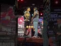 Bud Crawford Touches Spence’s Belts During Face-Off 😳 #boxing #spencecrawford
