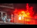 Uitslaande brand na explosie flatgebouw 🚒🚒🚒