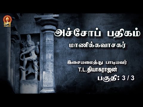 Thiruvasagam |Achopadhigam Part 3 - Manikavasagar |Muthineri Ariyaatha Lyrical Video |TL Theagarajan