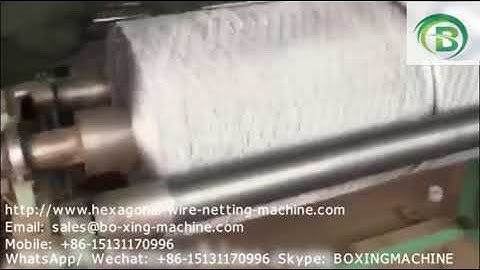 Hexagonal Wire  Netting  Machine;Normal and reverse twist Hexagonal Wire Netting Machine