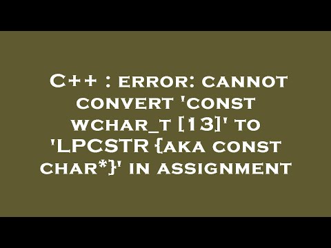 C++ : error: