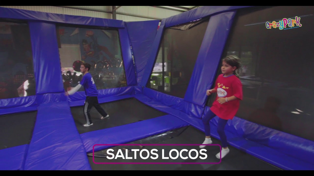 Saltos Locos en Trampolines CrazyPark YouTube