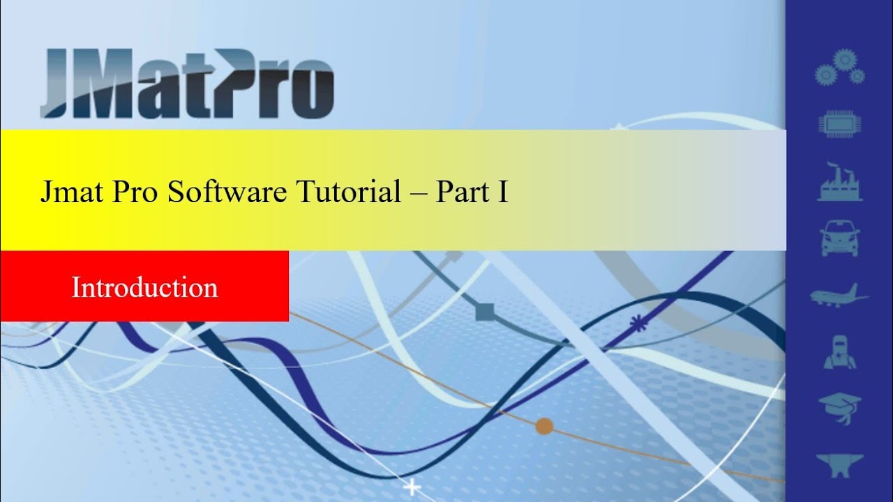 Jmatpro Interface Jmat Pro Software Tutorial – Introduction (Fa) - YouTube