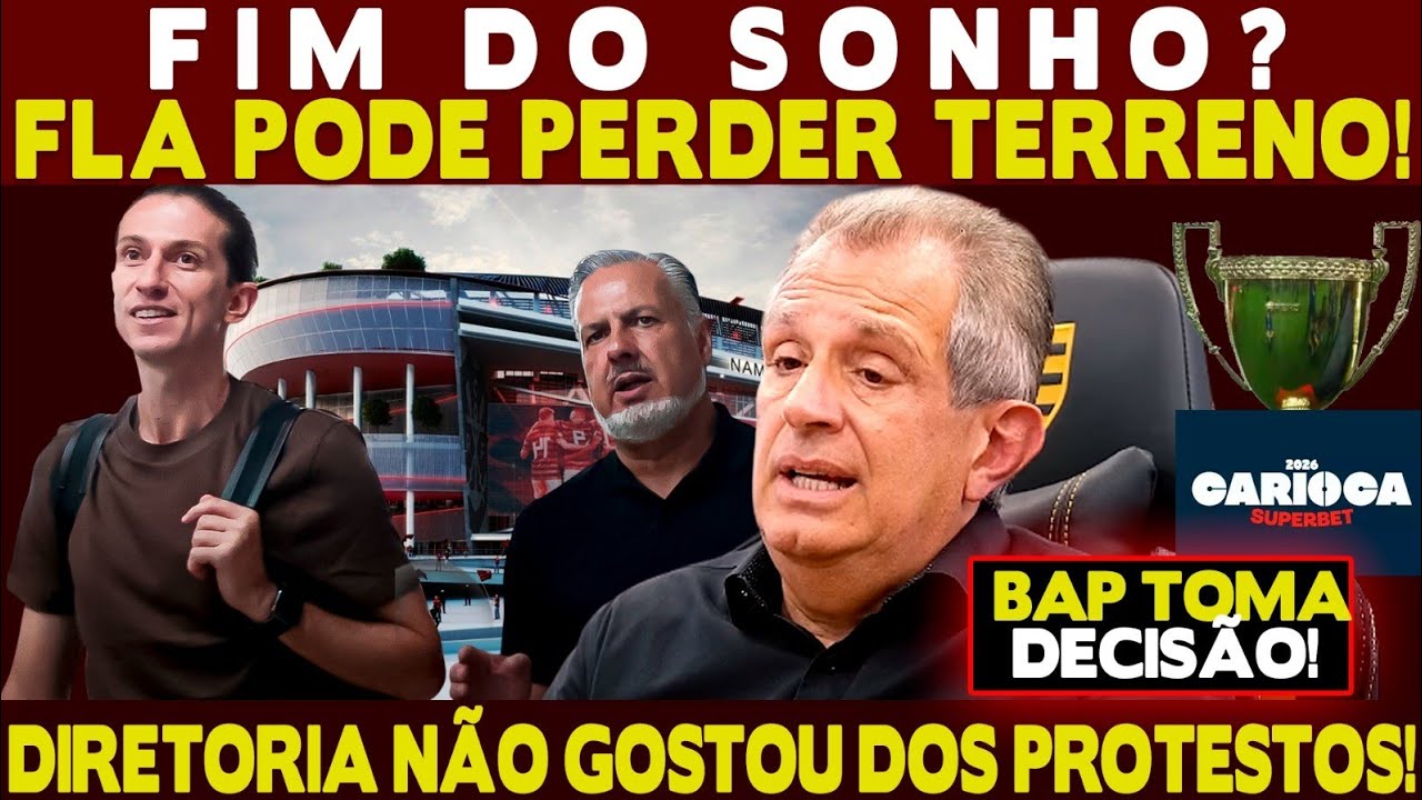 BAP TOMA DECISÃO URGENTE! DIRETORIA NÃO GOSTOU DOS PROTESTOS! FLAPODE PERDER TERRENO DO ESTÁDIO!