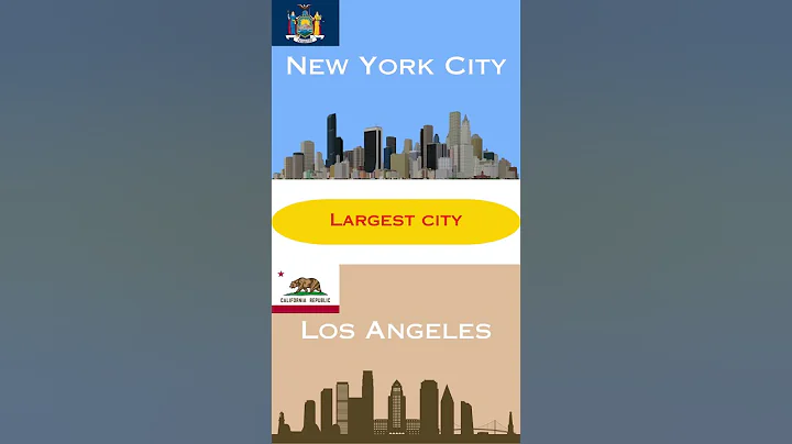 New York vs California - State Comparison ✌ #shorts