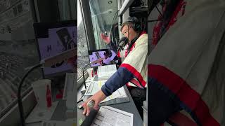 Now clocking in, Public Address Announcer, Gene Honda 🎙️⏰ #baseball #aapi