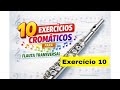 10 Exercícios cromáticos para flauta transversal #exercício10