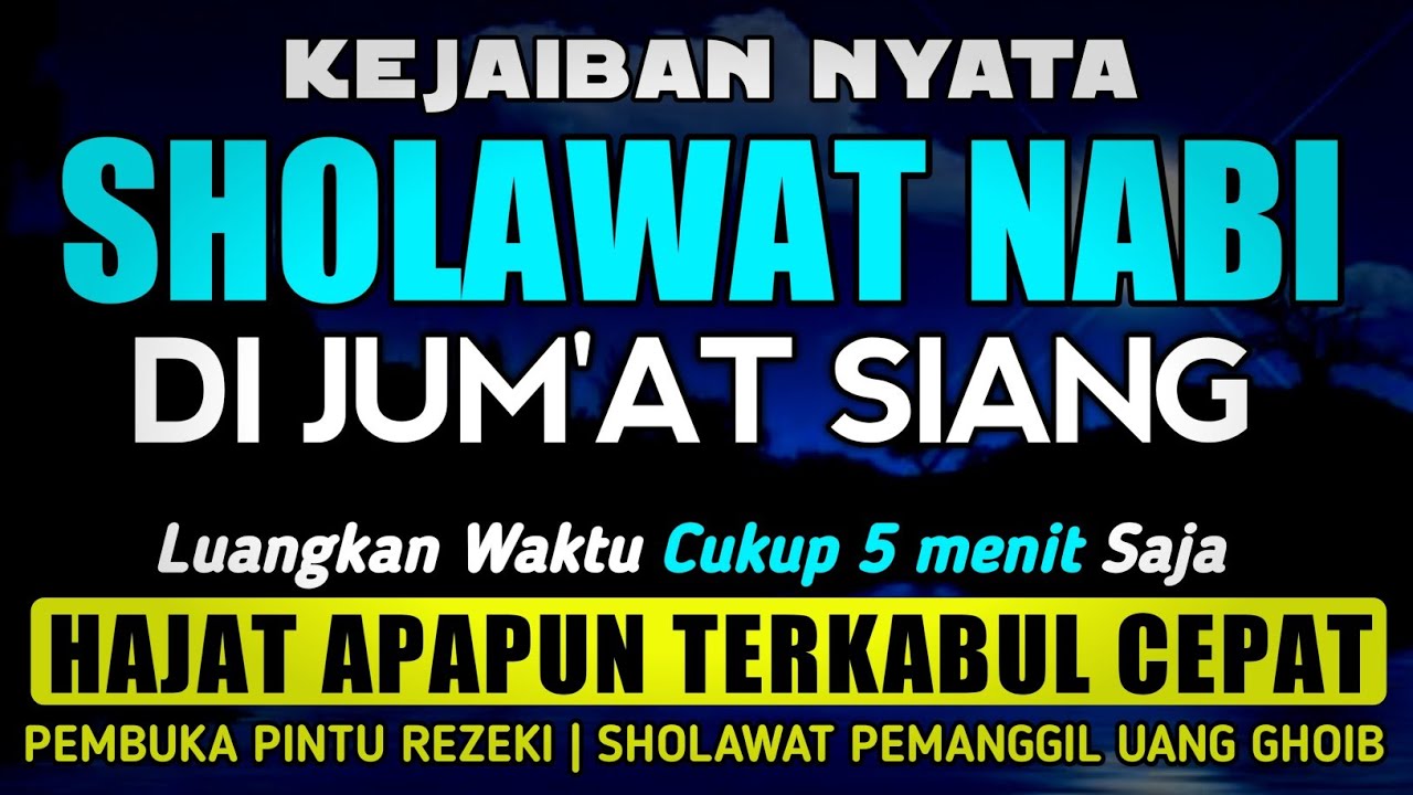 SHOLAWAT PENARIK REZEKI PALING DAHSYAT, Sholawat Nabi Muhammad SAW, SALAWAT JIBRIL PALING MERDU