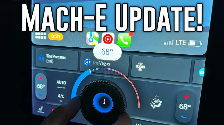 Mach-E updated interface! More uses for the screen knob! (Version 4.1.2) - DayDayNews