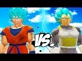 GOKU VS VEGETA - GOKU SSJ GOD BLUE VS VEGETA SSJ GOD BLUE