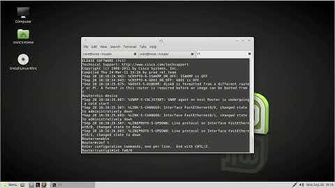How To Connect Cisco 7200 Virtual Router using Linux dynamips and dynagen