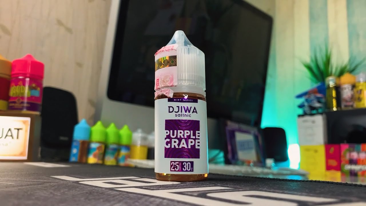 DJIWA SALT PURPLE GRAPE by LAB51- Dingin dingin asoy ditenggorokan pa boss