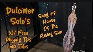 "House of the Rising Sun" W/Free tips and tabs! Dulcimer solo version. #dulcimer #classicrock