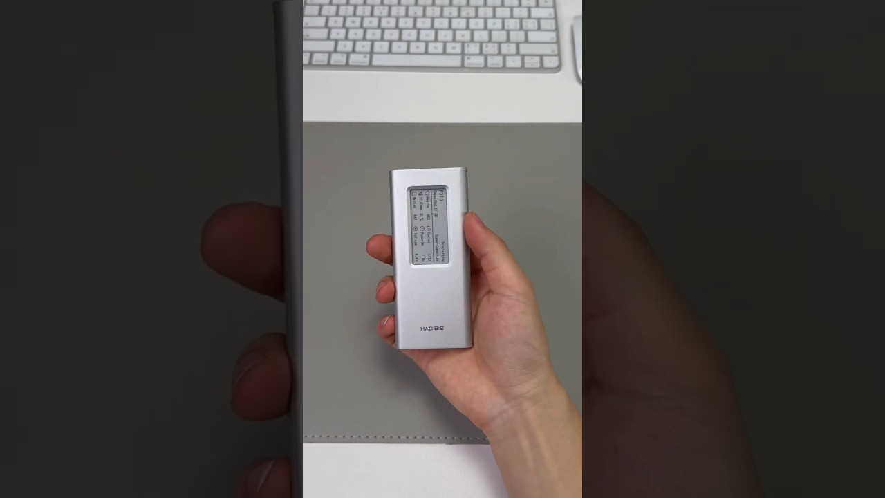 E-Ink Screen Hard Drive Enclosure: Smart Status Display #tech