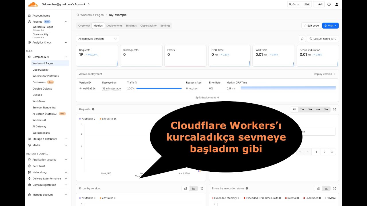 Cloudflare Workers ile uygulama geliştirme - YouTube