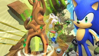 Sonic Forces Speed Battle Boscage maze Sonic Gameplay (HD widescreen)