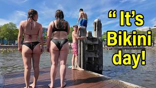 HOT Beach Walk 🍑 Forbidden Amsterdam harbor 😈 4K 60FPS | Don't Miss Out!