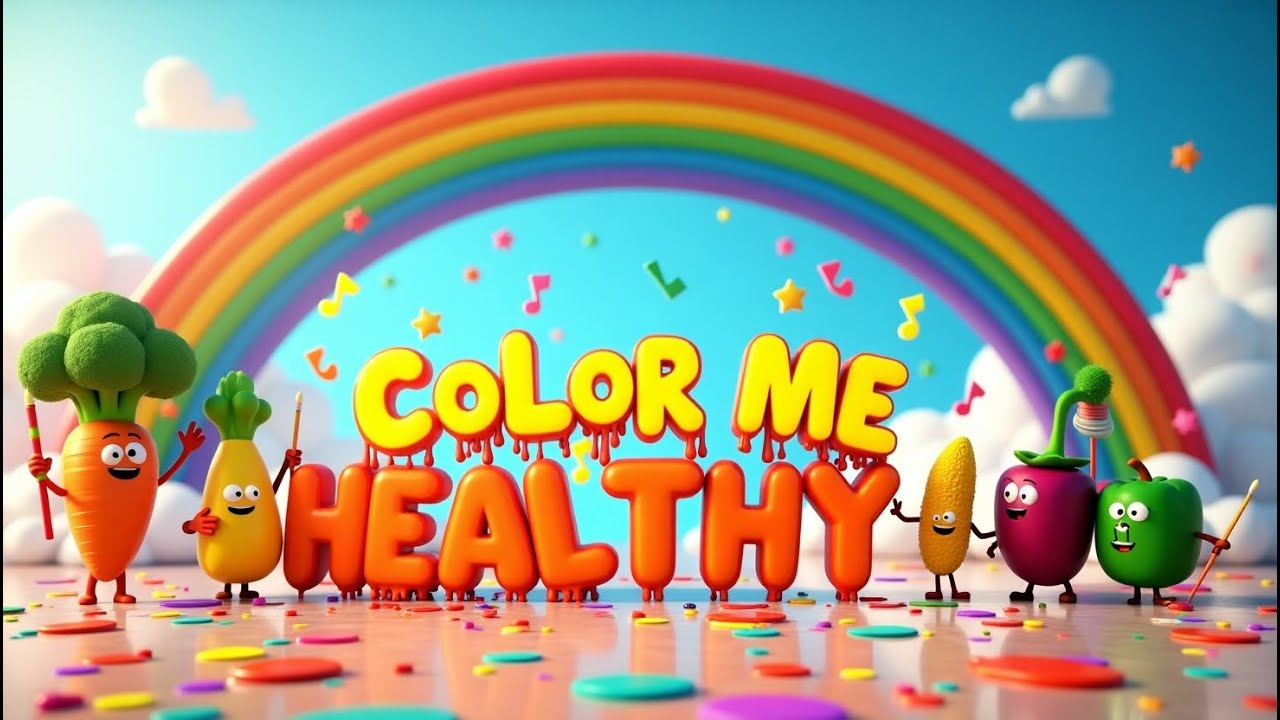 Color Me Healthy / VeggieBabies - Nursery Rhyme & Kids Songs