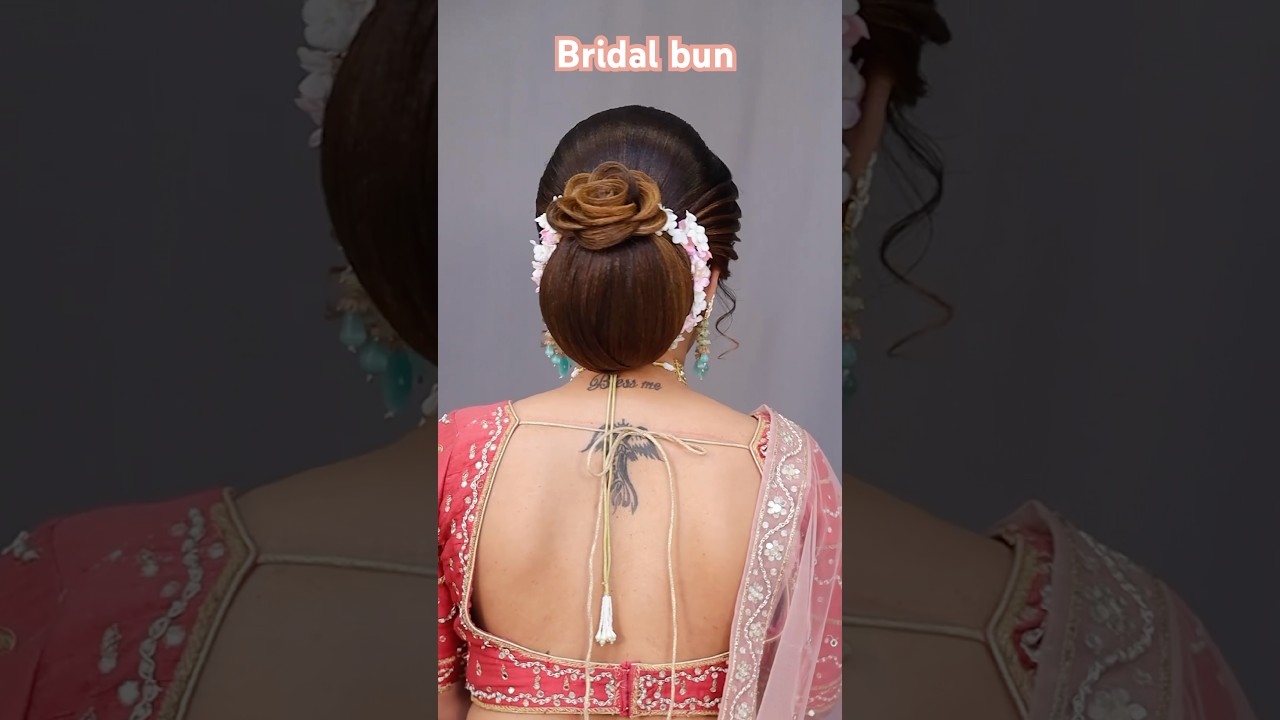 Bridal Bun By Pylptelhairstylist #shorts