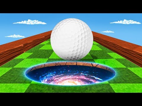 GOLF PORTALS TO A SECRET MAP! (Golf It)