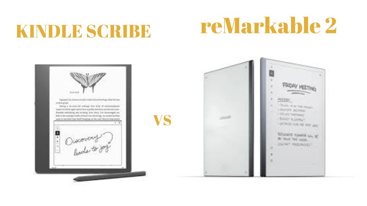 what E-reader is best? Kindle Scribe vs reMarkable 2 - YouTube