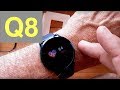 Newwear Q8 Smartwatch with Continuous Heart Rate and Blood Pressure Monitoring: Unboxing & Review