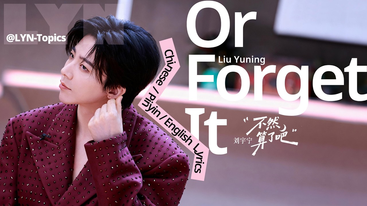 Liu Yuning(刘宇宁)-Or Forget It(不然算了吧) | Pinyin Lyrics & English ...