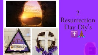 Resurrection Day Diy's l Christ Is Risen l DollarTree Diy Easter Crafts