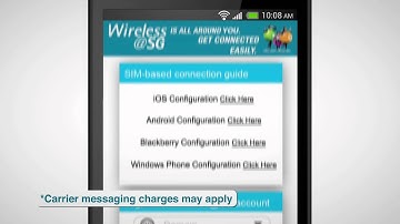 Wireless@SG setup guide for Foreign Visitor
