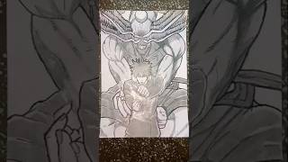 Megumi fushiguro with mahoraga drawing #jujutsu kaisen #shorts