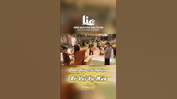 Trải Nghiệm Mầm Non | Hóa Thân Thành Nông Dân Trồng Lúa