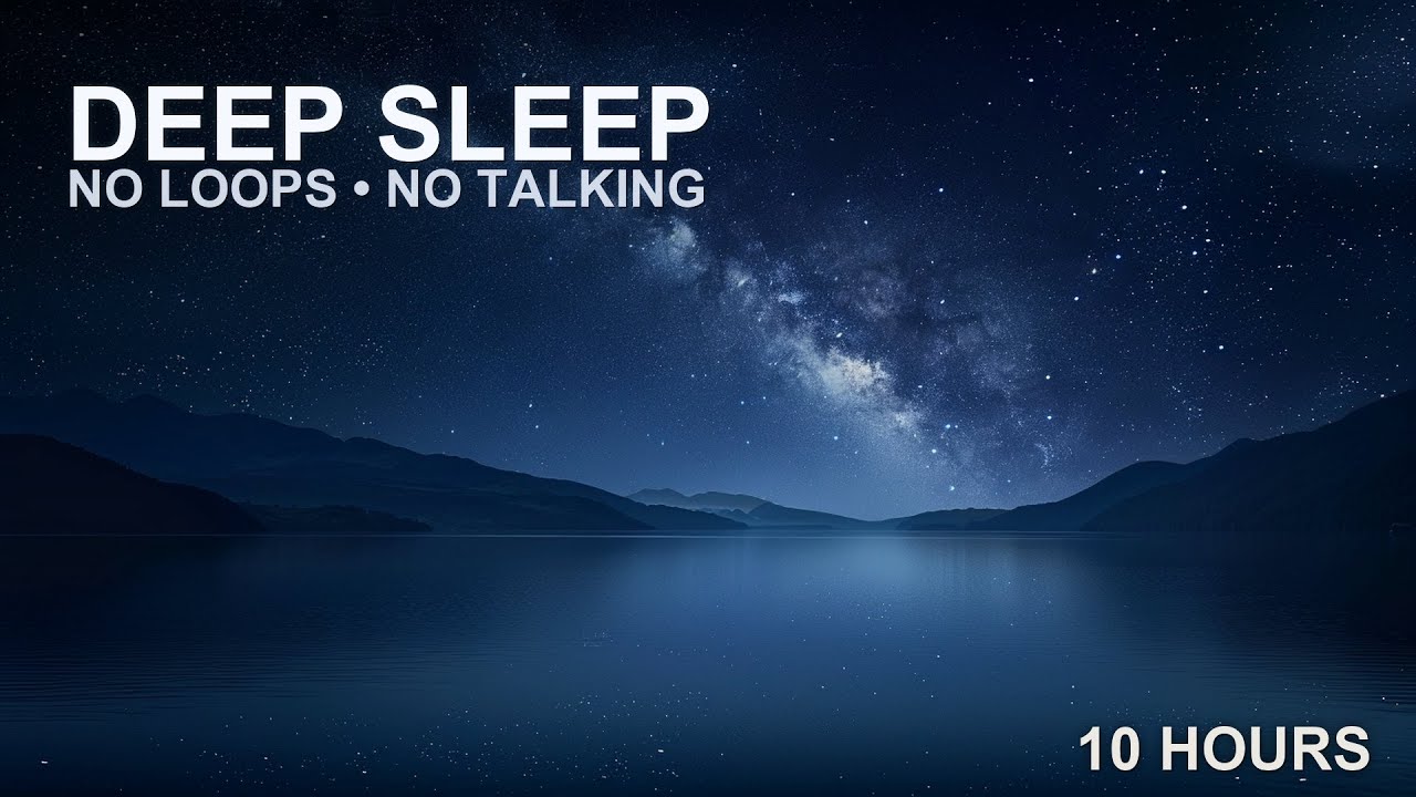 Black Screen Sleep Music (10 Hours) • Dark Screen Zone | Stay Asleep All Night