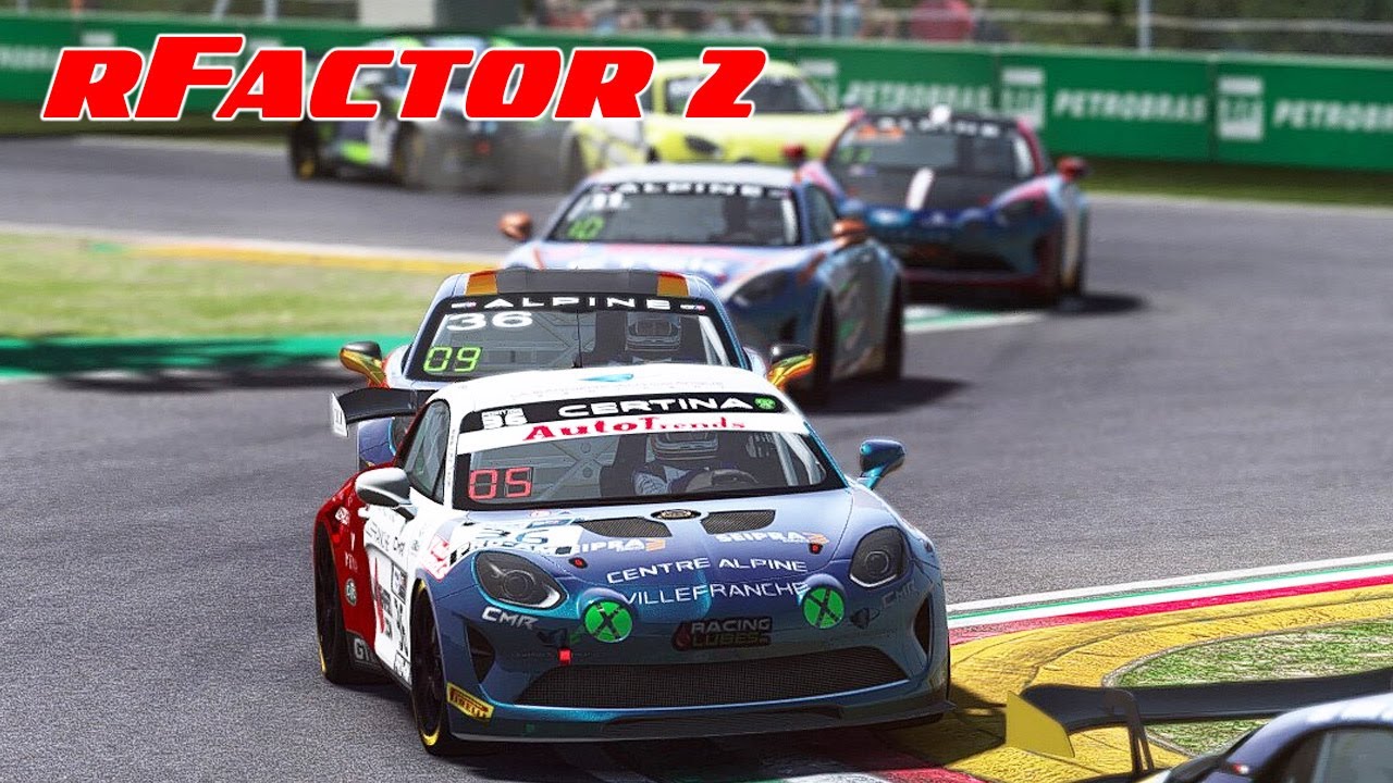 rFactor 2 Alpine and F2000 Online Test Race + Pimax 5K Super + Simucube