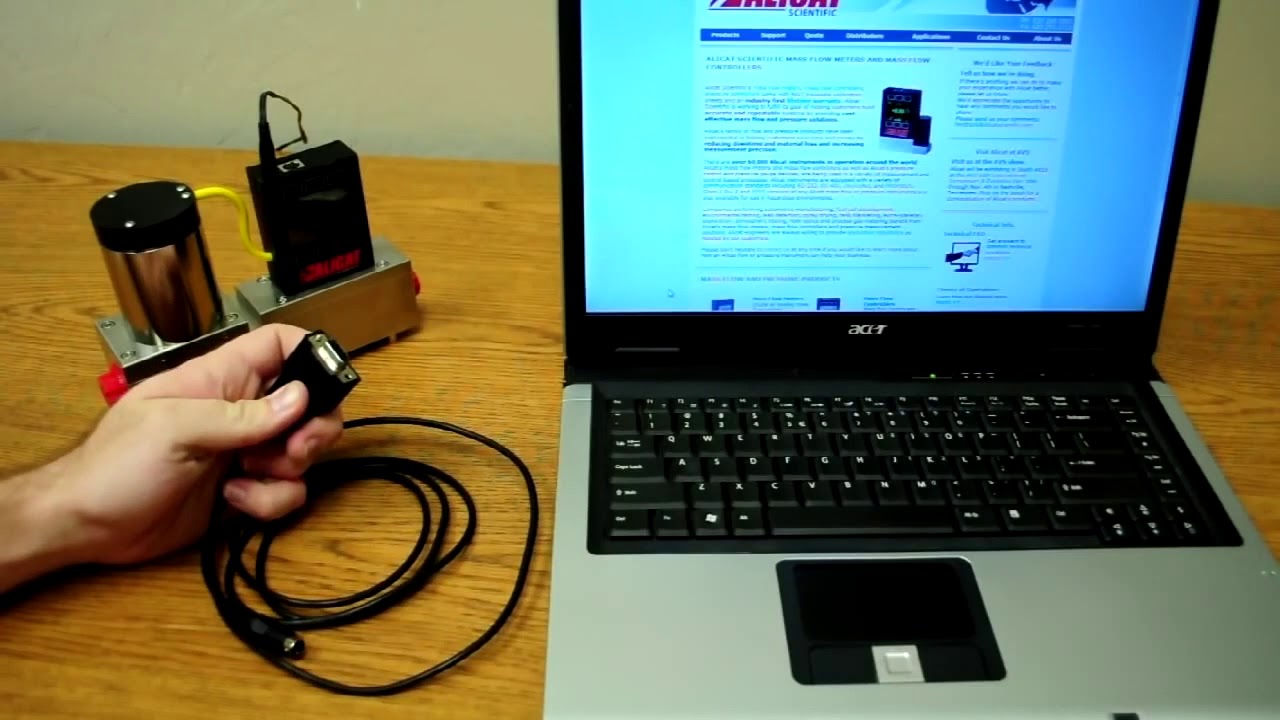 Tutorial - Serielle Kommunikation mit einem Massendurchflussgerät