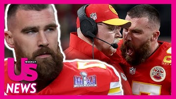 Taylor Swift Boyfriend Travis Kelce Shoves Coach Andy Reid At Super Bowl LVIII