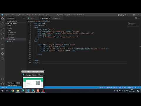 CRIANDO UM SITE DO ZERO. PYTHON E FLASK, HTML E CSS