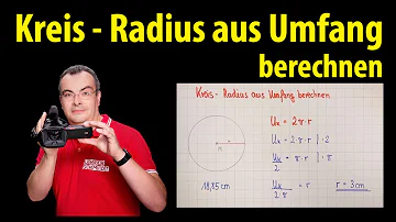 Wie berechnet man den Durchmesser und Radius eines Kreises?