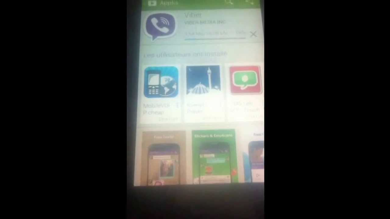 Installer viber sur android