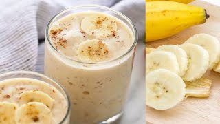 How to make banana Shake || Banana Milkshake || Banana Smoothie recipe || Healthy banana shake