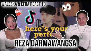 Waleska & Efra react to Reza Darmawangsa 'here's your perfect' (sad tiktok mashup) part II💔😢