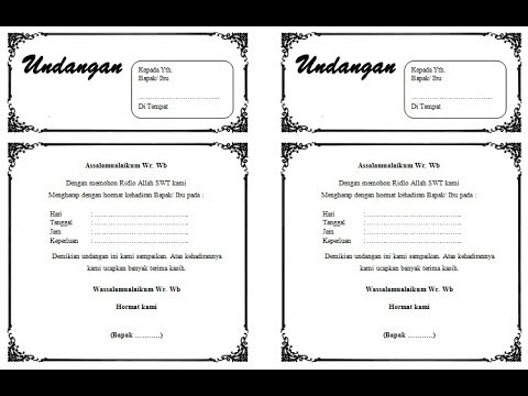 1010+ Contoh Undangan Syukuran Naik Haji Bahasa Sunda Gratis Terbaru