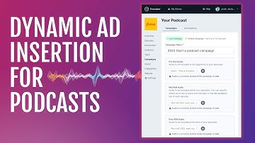 Dynamic ad insertion (DAI) for podcasts: pre-roll, mid-roll, and post-roll audio