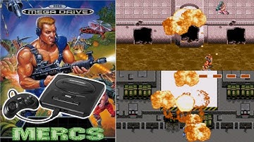 Sega Megadrive / Genesis Longplay - Mercs - Original Mode - Hard - (Commentary)