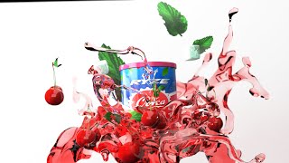 Product with vortex Liquid Simulation | Chaos Phoenix | 3D Product Animation by Shub'sFX