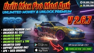 Download Drift Max Pro Mod Apk V2.6.7 Terbaru 2025 - Unlimited Money &amp; Unlock All Cars